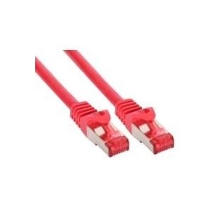 InLine® Patchkabel, S/FTP (PiMf), Cat.6, halogenfrei, rot, 5m (76905R)