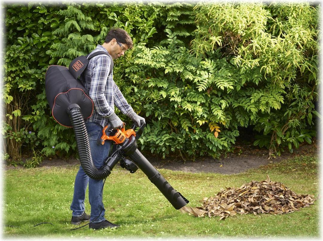 BLACK+DECKER BEBLV300-QS 3-in-1 Gartensauger 3000 W Schwarz