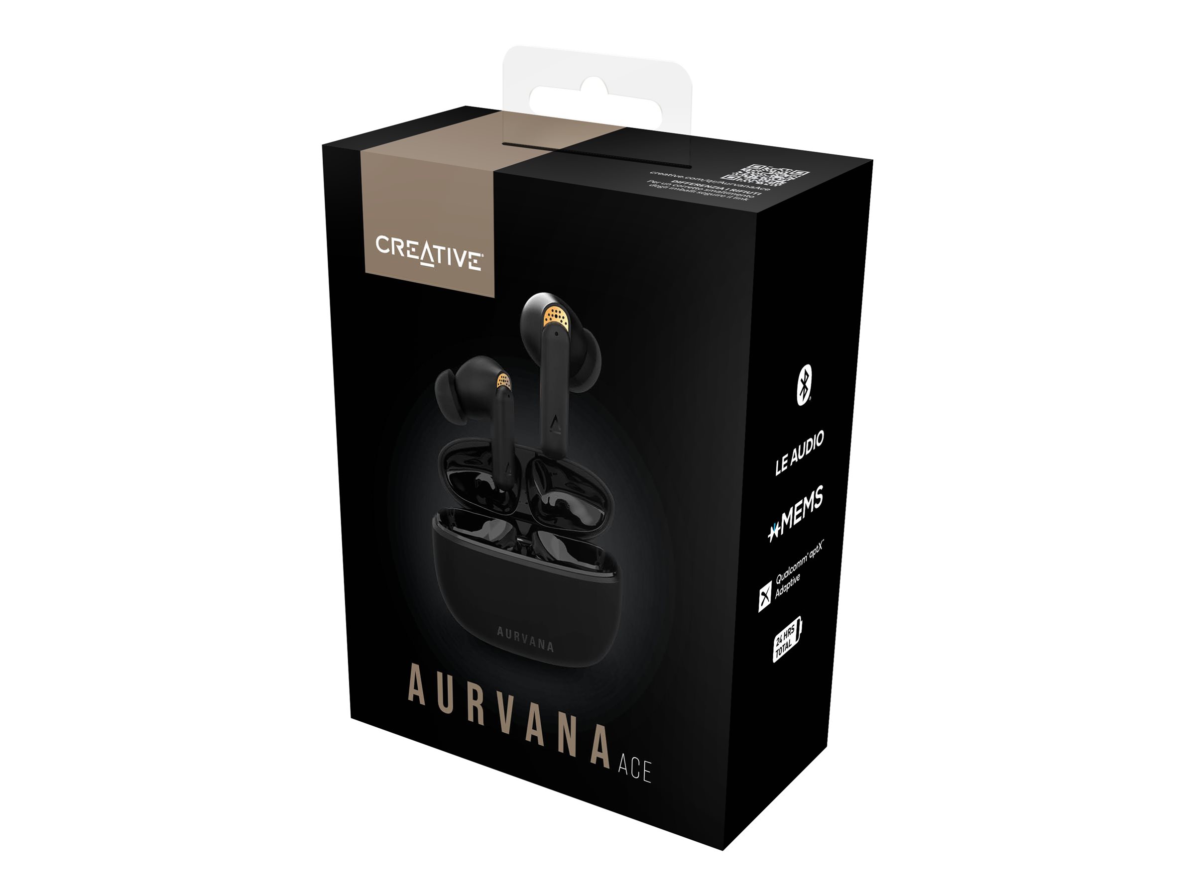 Creative Aurvana Ace True Wireless-Kopfhörer Schwarz, Cooper
