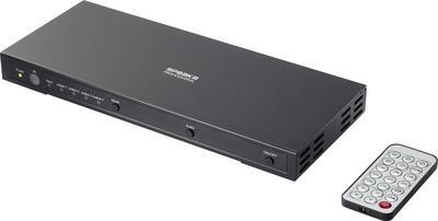 SpeaKa Professional 1+4 Port HDMI-Switch Ultra HD-fähig 3840 x 2160 Pixel (SP-9024712)