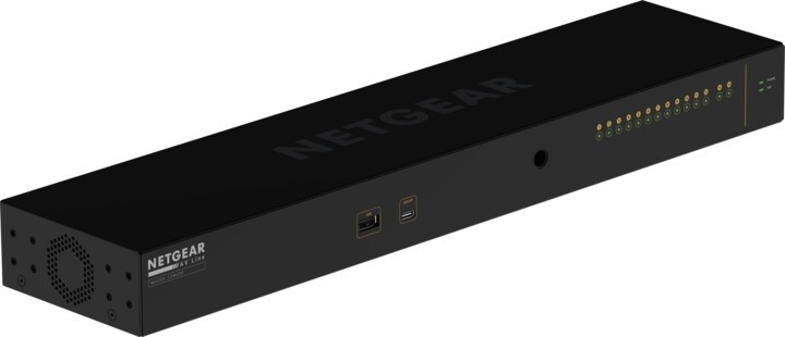 NETGEAR AV Line M4250-12M2XF 12x 2.5G 2x 10G SFP+ Managed Switch Schwarz