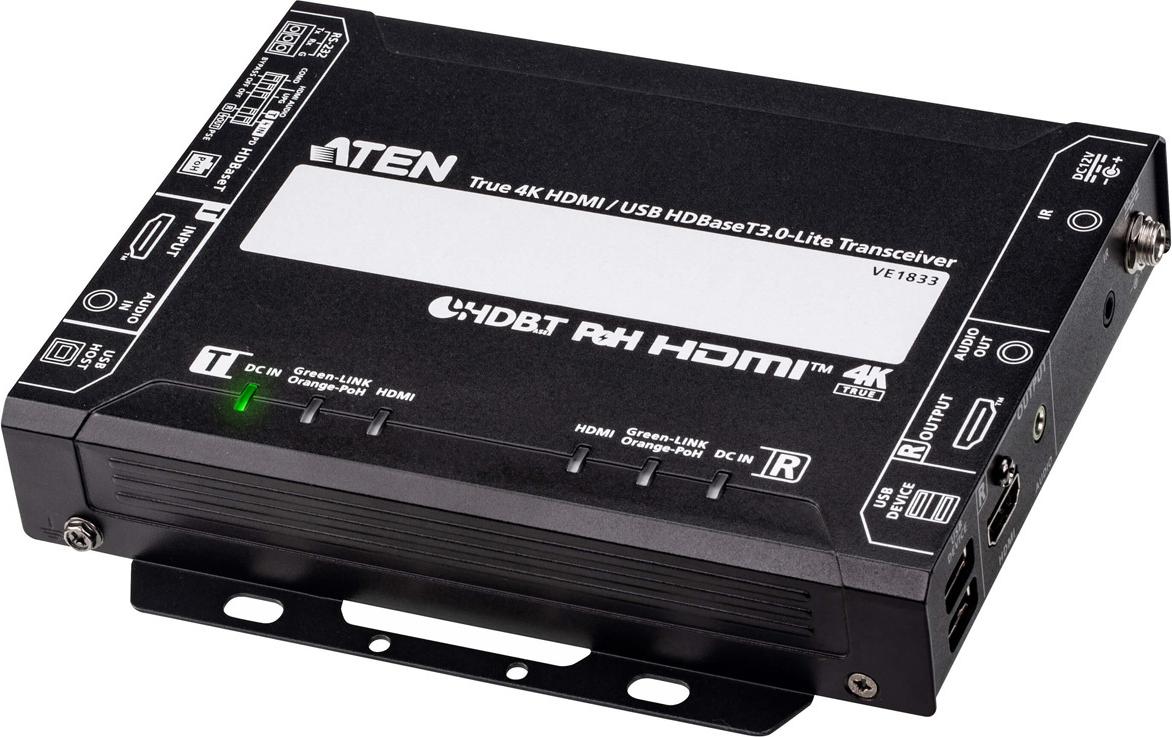 ATEN True 4K HDMI/USB HDBaseT 3.0 Lite Transceiver (VE1833-AT-G)