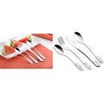 Esmeyer Kindergabel BAMBINO, Länge: 158 mm aus Chrom-Edelstahl 18/0, spülmaschinengeeignet, - 12 Stück (157-003)