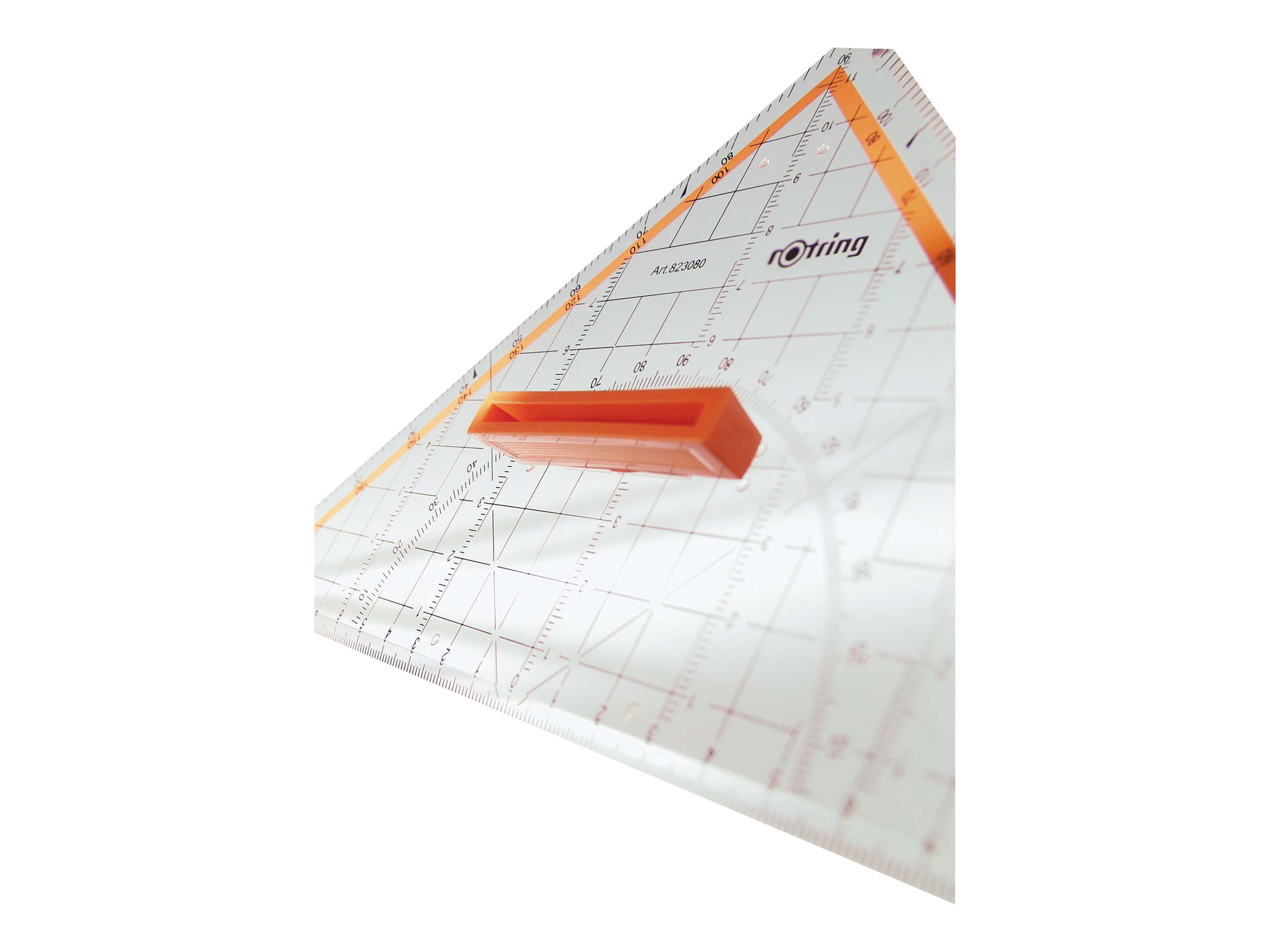 Rotring Centro Professional Set Square 32 cm Kristallklar