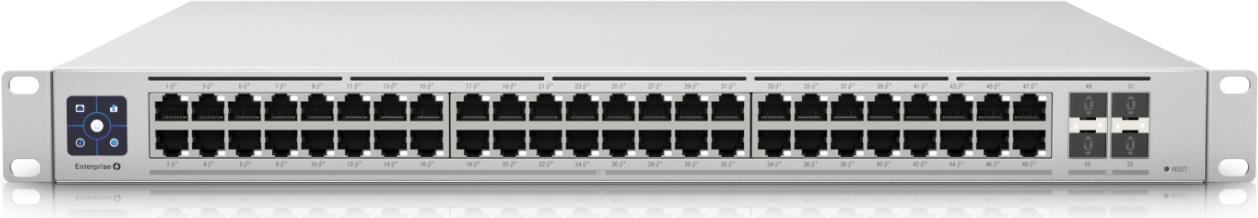 Ubiquiti Enterprise 48 PoE Managed L3 2.5G Ethernet (100/1000/2500) Power over Ethernet (PoE) Grau (USW-ENTERPRISE-48-POE-UK)