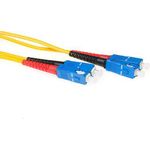 ACT 0.5 meter LSZH Singlemode 9/125 OS2 fiber patch cable duplex with SC connectors. (RL3900)