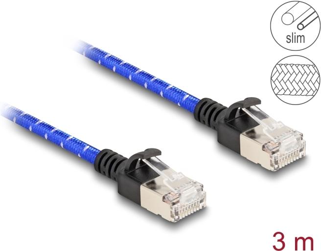 DeLOCK 80379 Netzwerkkabel Blau 3 m Cat6a U/FTP (STP) (80379)