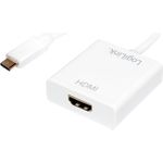 LogiLink UA0236A USB-C HDMI Weiß Kabelschnittstellen-/adapter (UA0236A)