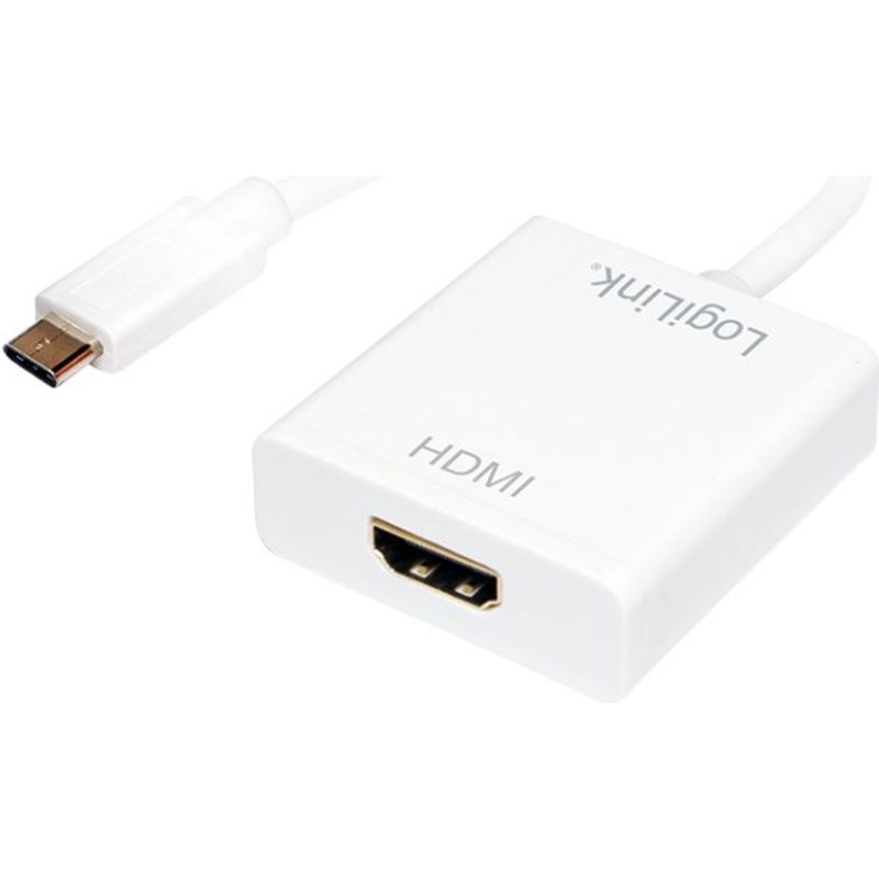 LogiLink UA0236A USB-C HDMI Weiß Kabelschnittstellen-/adapter UA0236A 