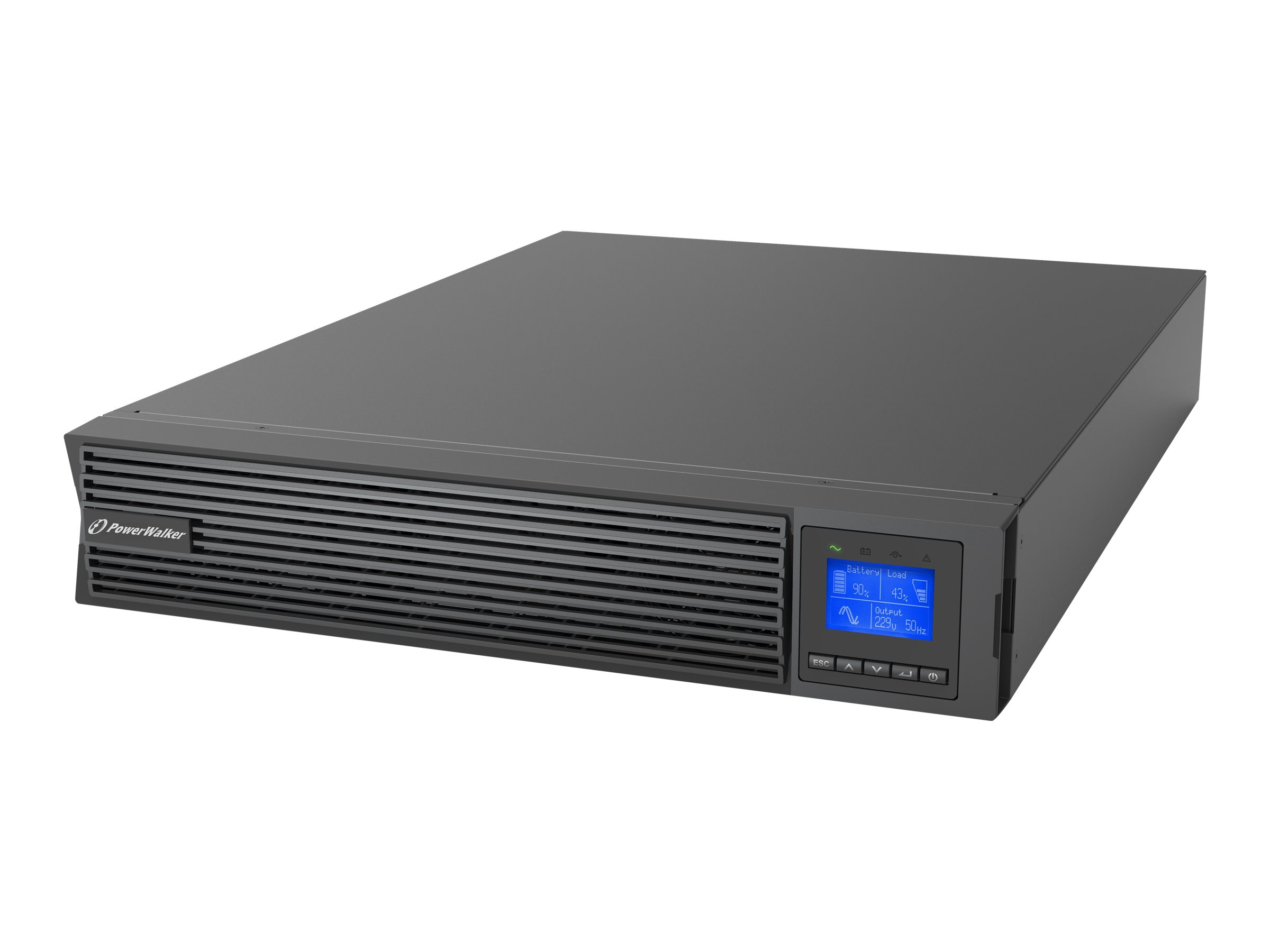 PowerWalker VFI 2000 ICR IoT USV 2000 VA 2000 W Schwarz