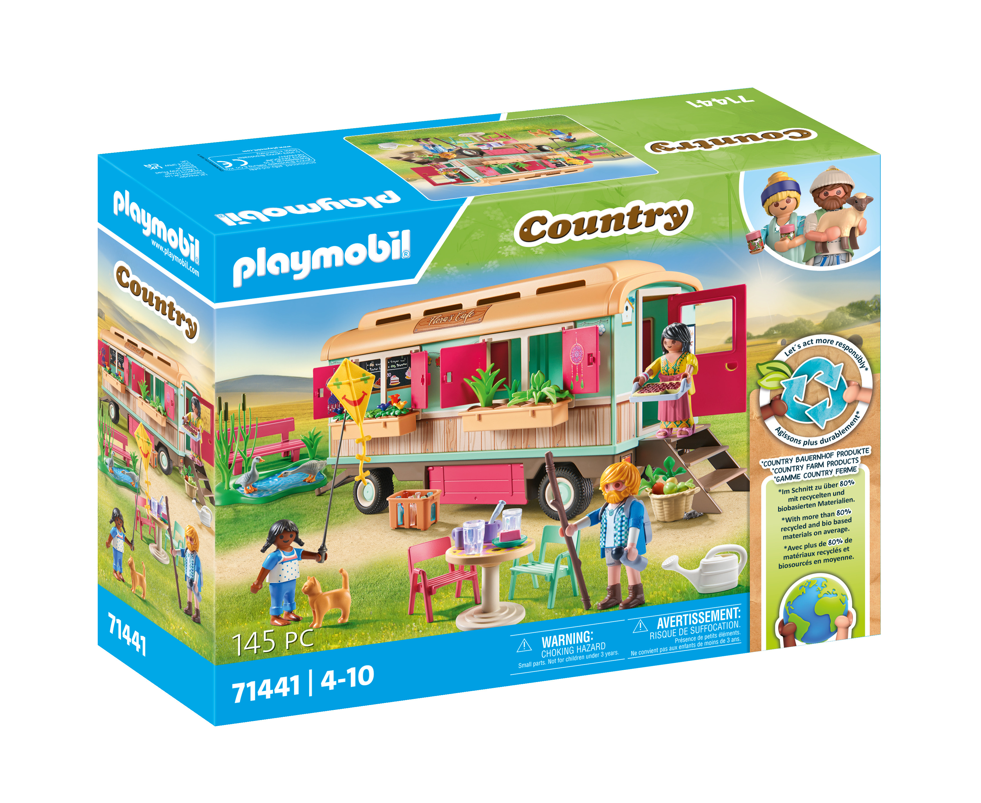 PLAYMOBIL Country 71441 Gemütliches Bauwagencafé