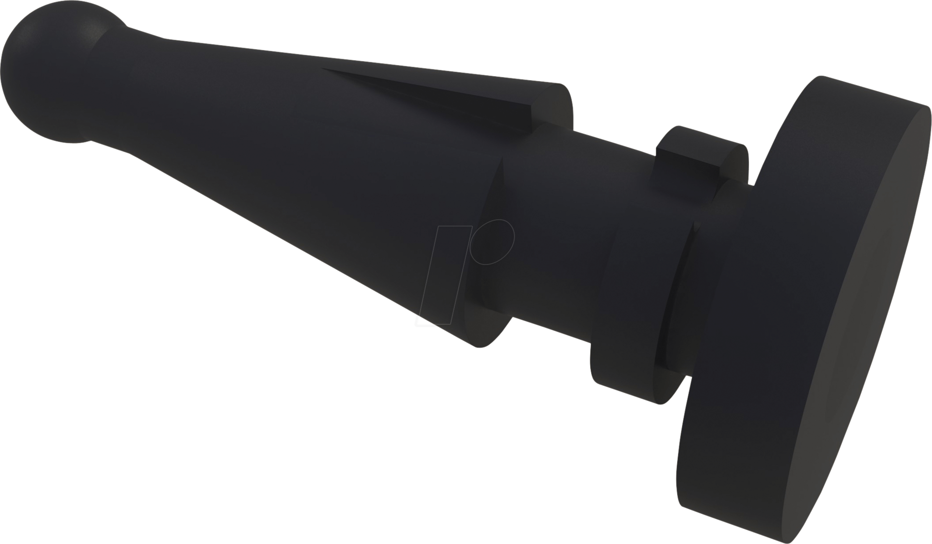 RND COMPONENTS RND 610-00306 - Lüfterbefestigung, 22,2 mm, schwarz, 50er-Pack (RND 610-00306)