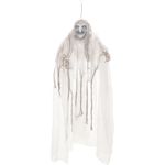 EUROPALMS Halloween Hexe, weiß, 170x50x20cm (83314660)