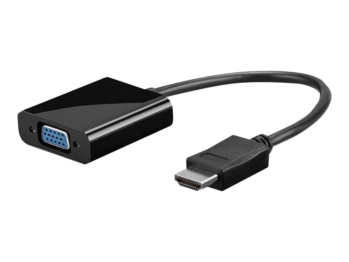 goobay 68793 HDMI-VGA-Adapter 0,1 m Schwarz