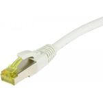 Patchkabel RJ45, CAT6A 500Mhz,20m, weiss, S-STP(S/FTP), TPE/LSZH(Ultraflex), AWG26, mitCat.7 Rohkabel, Synergy 21 (S217639)