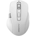 Alogic APEX Bluetooth USB-C Rechargeable 7 Keys Programmable Mouse - White (AMBT7KWH)