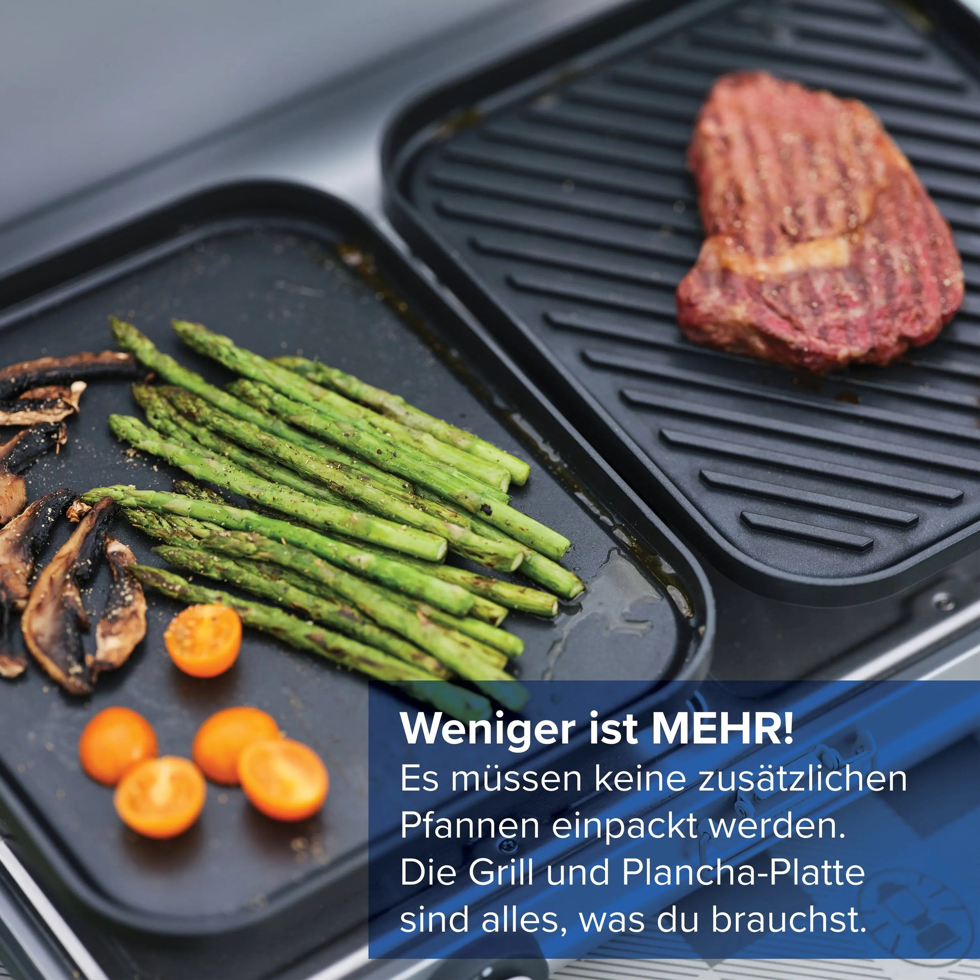 Campingaz Camping Kitchen 2 Grill & Go Caravan 2-Brenner-Kocher 4 kW