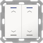 MDT BE-TAL5502.A1 Taster Light 55 2fach RGB-W Reinweiß glänzend Jalousie (BE-TAL5502.A1)