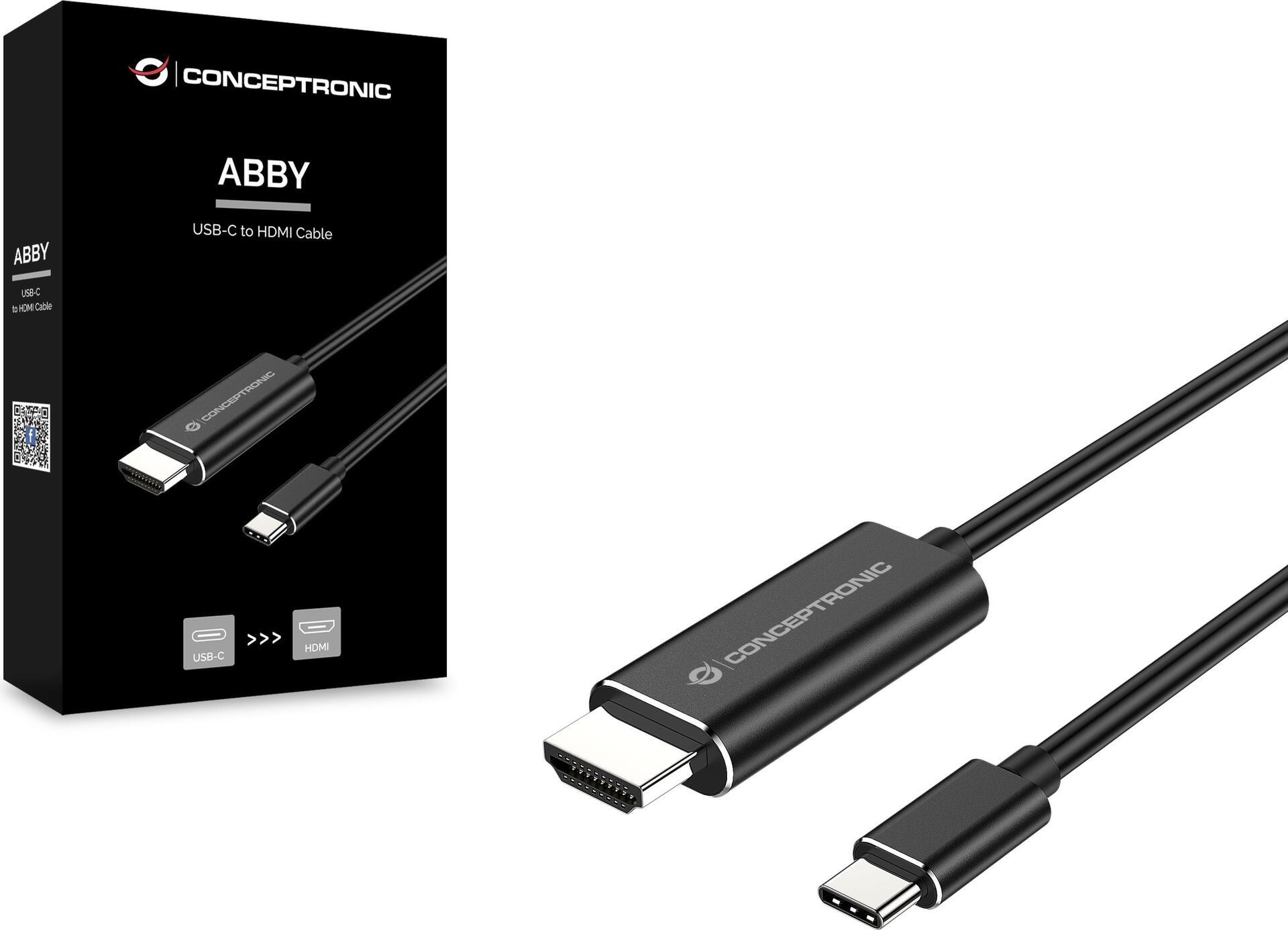 CONCEPTRONIC Adapter USB-C -> HDMI 4K30Hz 2.00m