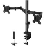 Techly ICA-LCD-382-D. Montage: Klemme, Geeignet für: Computermonitor, Höchstgewichtskapazität: 20 kg, Minimum Bildschirmgröße Kompatibilität: 40,6 cm (16" ), Maximaler Bildschirmdurchmesser: 68,6 cm (27" ), Minimale VESA-Halterung: 75 x 75 mm, Maximale VESA-Halterung: 100 x 100 mm. Höhenverstellung. Produktfarbe: Schwarz (ICA-LCD-382-D)