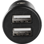 Nedis CCHAU480ABK Ladegerät für Mobilgeräte Schwarz (CCHAU480ABK)