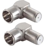 shiverpeaks ®-BASIC-S--Adapter-SET, 2x F-Quick Winkel-Adapter F-Stecker auf F-Buchse (BS15-300414)