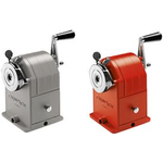 CARAN D'ACHE Spitzmaschine, manuell, 1-Loch, rot für Stifte und Pastelle mit Durchmesser von 4 bis 10 mm, - 1 Stück (455.270)