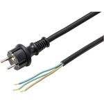 Sygonix SY-6029112 Strom Anschlusskabel Schwarz 4.50 m (SY-6029112)