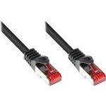 RNS® Patchkabel mit Rastnasenschutz, Cat. 6, S/FTP, PiMF, PVC, 250MHz, schwarz, 15m, Good Connections (8060-150S)