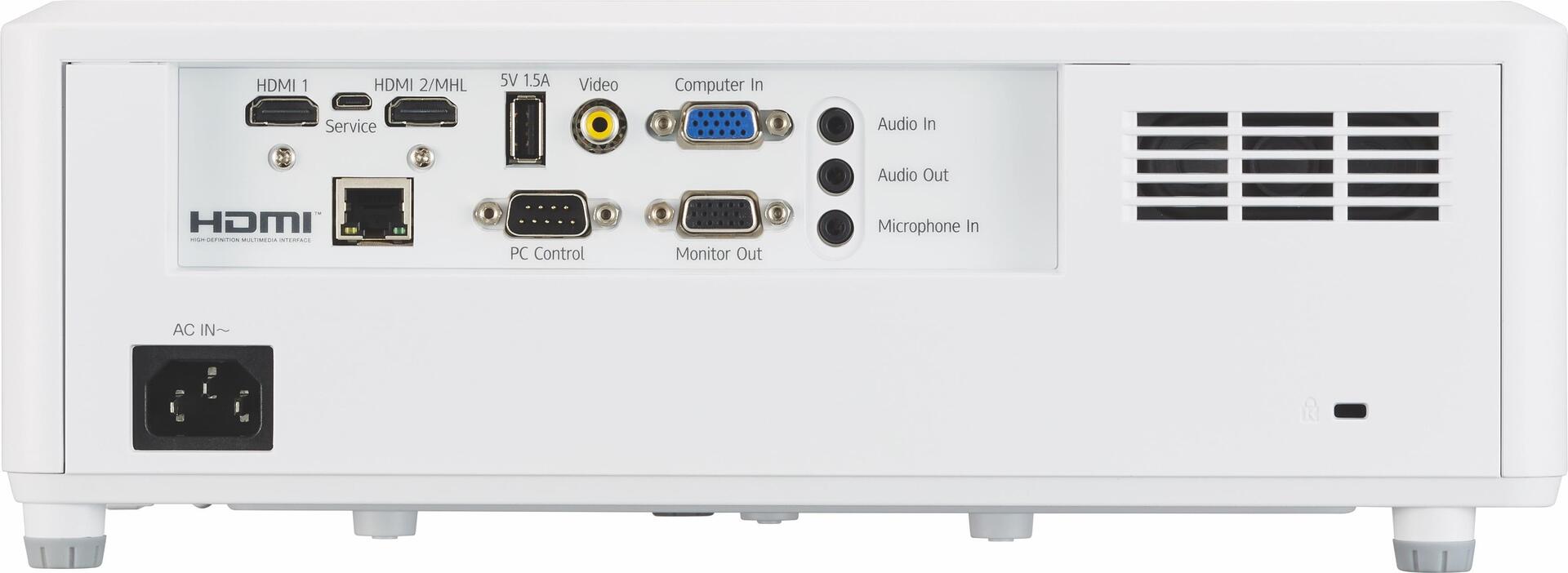 Ricoh PJ WXL5860. Projektorhelligkeit: 4700 ANSI Lumen 