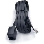 ARTDEV Kabel RJ12 Verlängerung extension 3m schwarz (KABEL-RJ12-RJ11-EXTENS-3M)