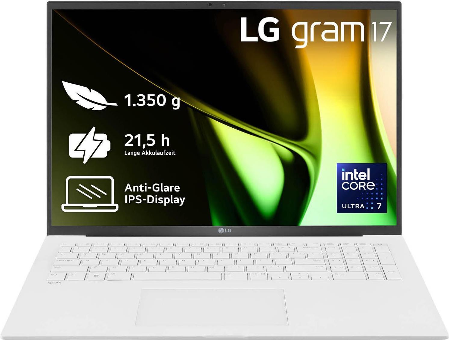 LG gram 17Z90S-G.AA77G Intel Core Ultra 7 155H Notebook 43.18 cm 17"" 16GB RAM (17Z90S-G.AA77G)