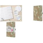 Sigel Wochenagenda Pure Sparkle Leaves Pflanze 2026 Mehrfarbig (J6803)