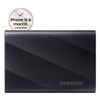 Samsung T9 MU-PG2T0B - SSD - verschlüsselt - 2 TB - extern (tragbar) - PCs, Macs, Android-Geräte, Smart TVs - USB 3.2 Gen 2x2 (USB-C Steckverbinder) - 256-Bit-AES - Schwarz (MU-PG2T0B/EU)
