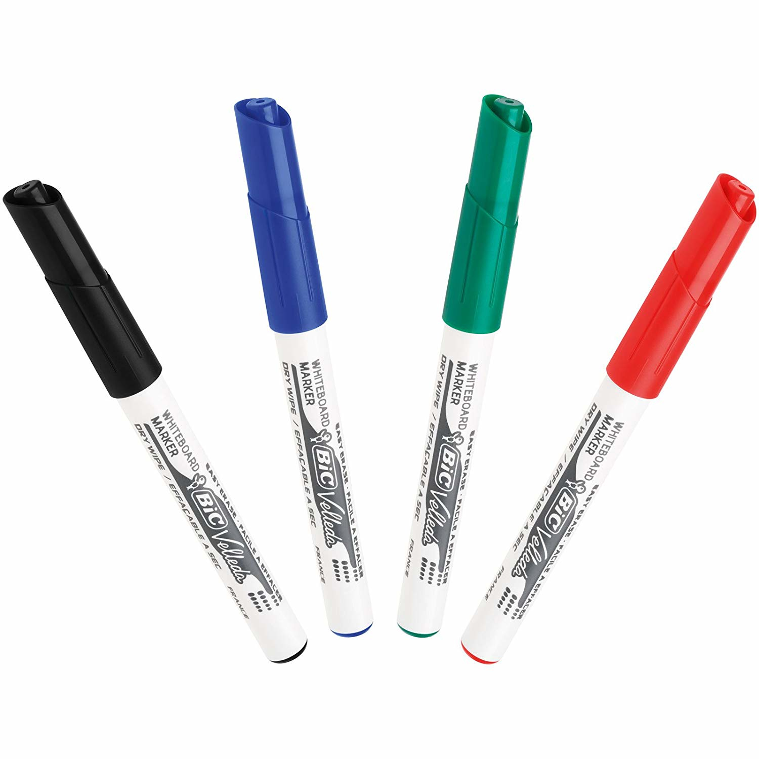 BIC VELLEDA 1741 Whiteboard-Marker 1,4 mm Rundspitze 4er Set