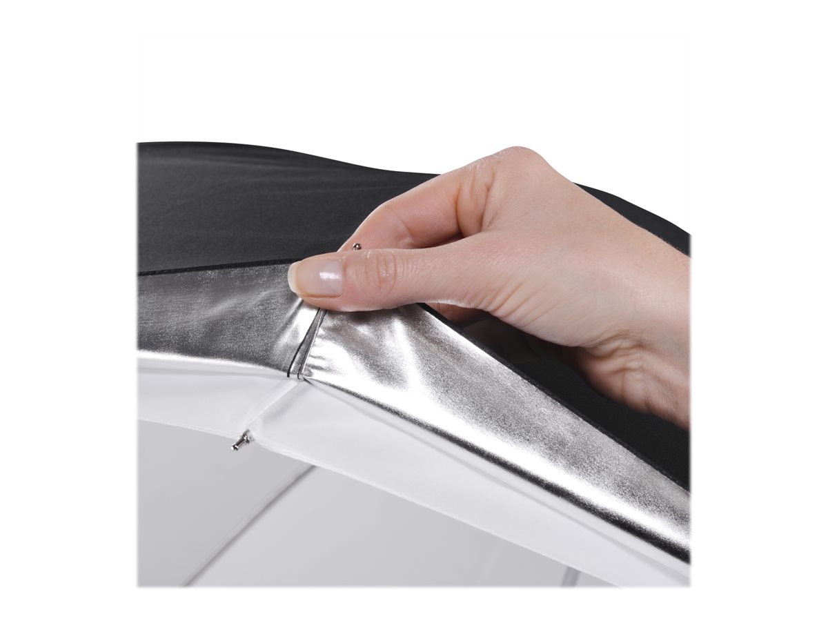Walimex Pro 2-in-1 Reflex-/Durchlichtschirm 84 cm Weiß