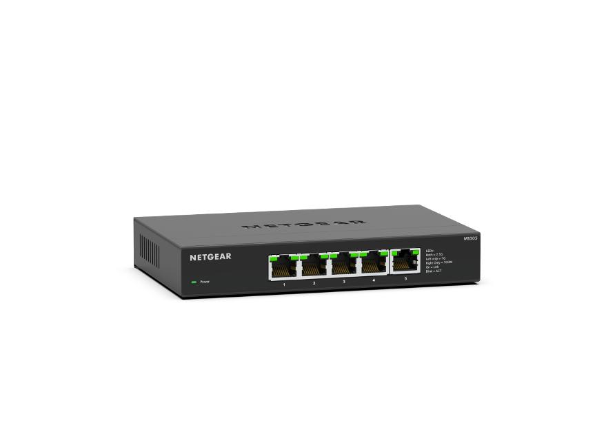 NETGEAR MS305 Unmanaged Multi-Gigabit Switch 5x 2.5G RJ-45 Schwarz
