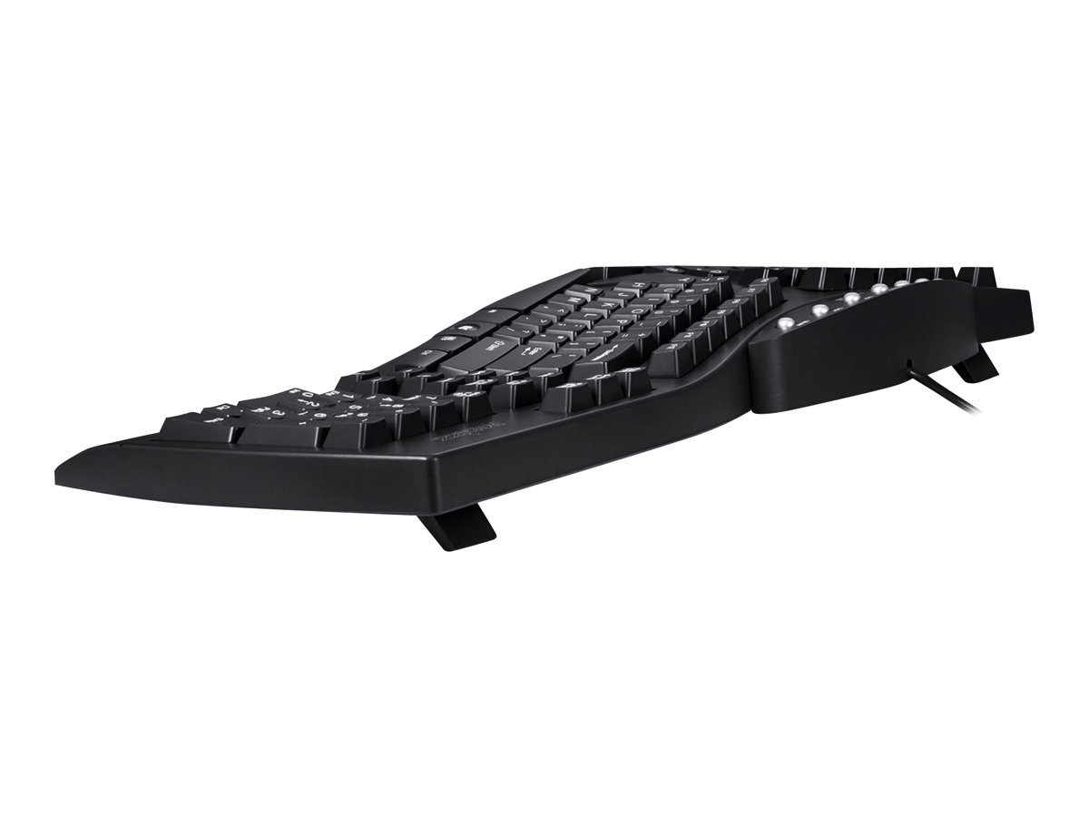 Perixx PERIBOARD-512 Classic Ergonomische Tastatur USB US Schwarz