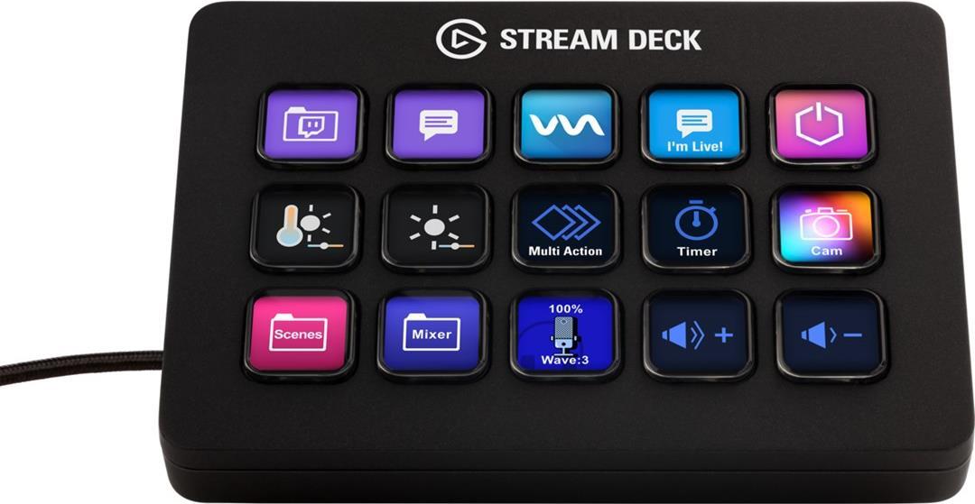 Elgato Stream Deck MK.2 Tastenfeld 15 Tasten USB-C Schwarz