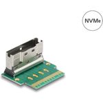 Delock Adapter Slim SAS SFF-8654 8i Stecker zu Buchse 90 gewinkelt - Adapter (64179)