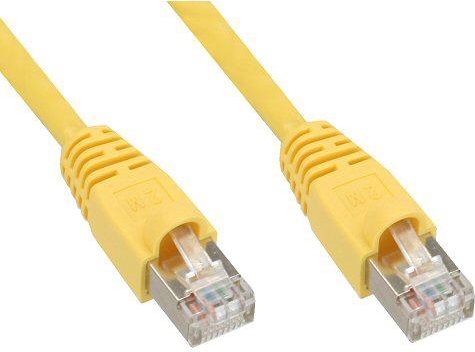 InLine® Patchkabel, F/UTP, Cat.5e, gelb, 3m 71503Y 