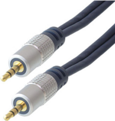 shiverpeaks sp-PROFESSIONAL Audio-Kabel 5 m 3.5mm Blau - Chrom (SP30812-5)