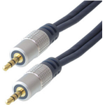 shiverpeaks sp-PROFESSIONAL Audio-Kabel 5 m 3.5mm Blau - Chrom (SP30812-5)