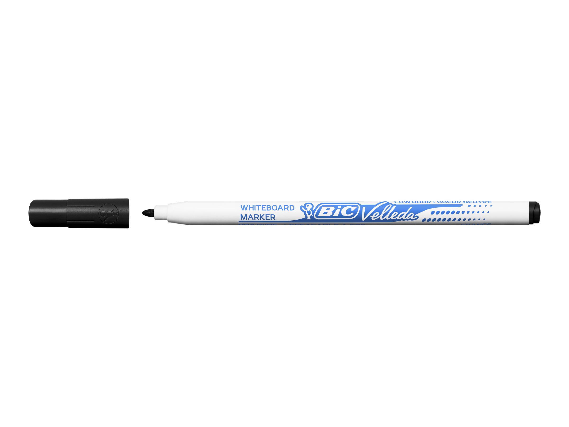BIC VELLEDA 1721 Whiteboard-Marker 1,5 mm Rundspitze 4er Set