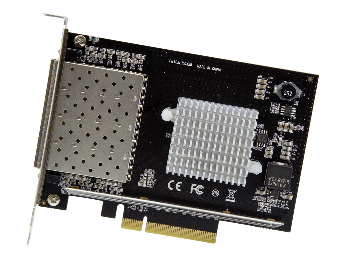 StarTech.com Quad-Port 10G SFP+ Netzwerkkarte Intel XL710 PCIe x8 Schwarz