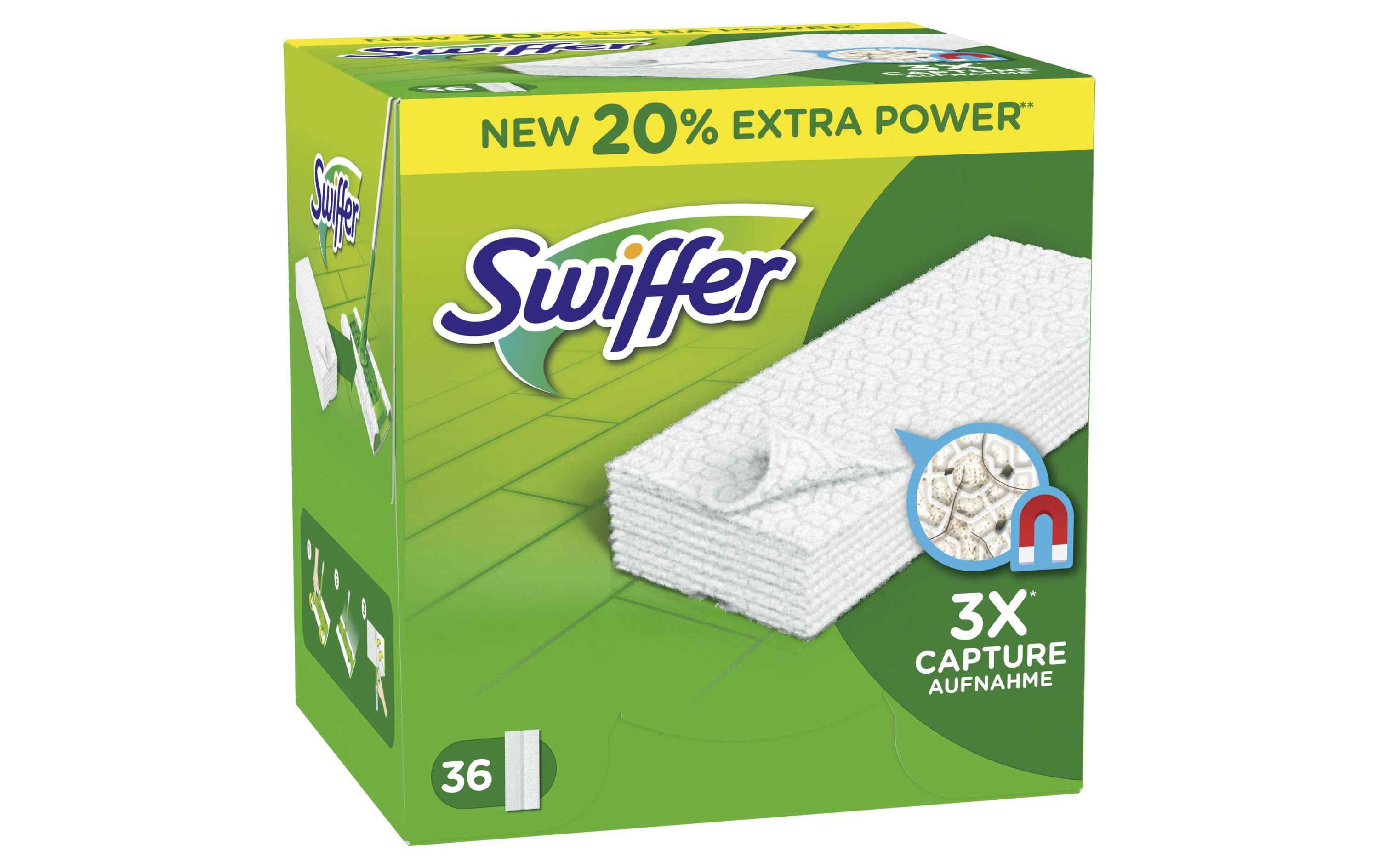 Swiffer Trocken-Bodenwischtücher 545476 36 Stück Weiß