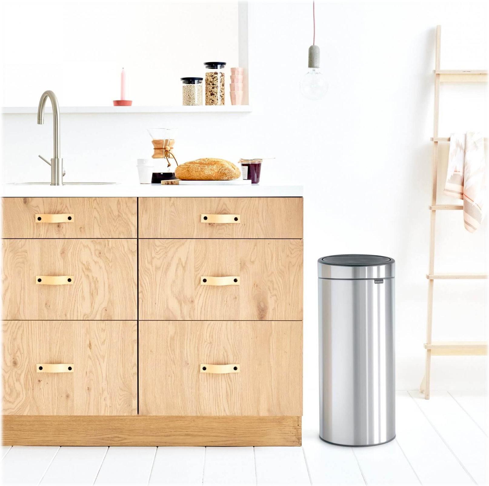 Brabantia Touch Bin Mülleimer 30 L Kunststoff/Edelstahl Stahl matt