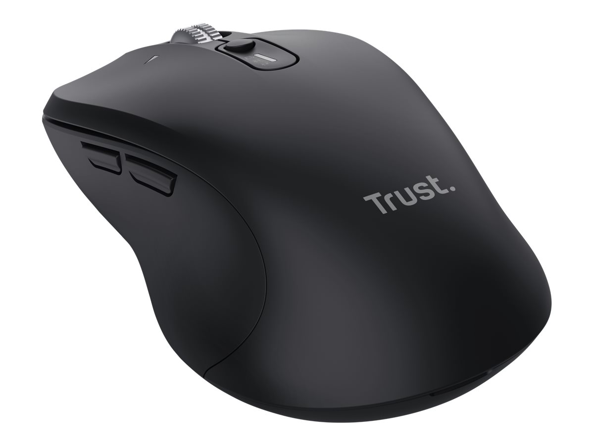 Trust Ferro Hyperscroll Kabellose Optische Maus 9 Tasten Schwarz