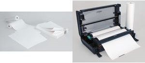 sigel Thermopapier "Premium", blanko, DIN A4, 76 g/qm topcoated, mit Steuermarke, Querperforation, 76 g /qm - 1 Stück (TP411)