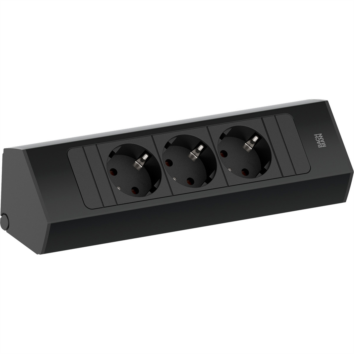 Bachmann CASIA 2 Steckdosenleiste 3x CEE 7/3 2 m USB-A USB-C Schwarz